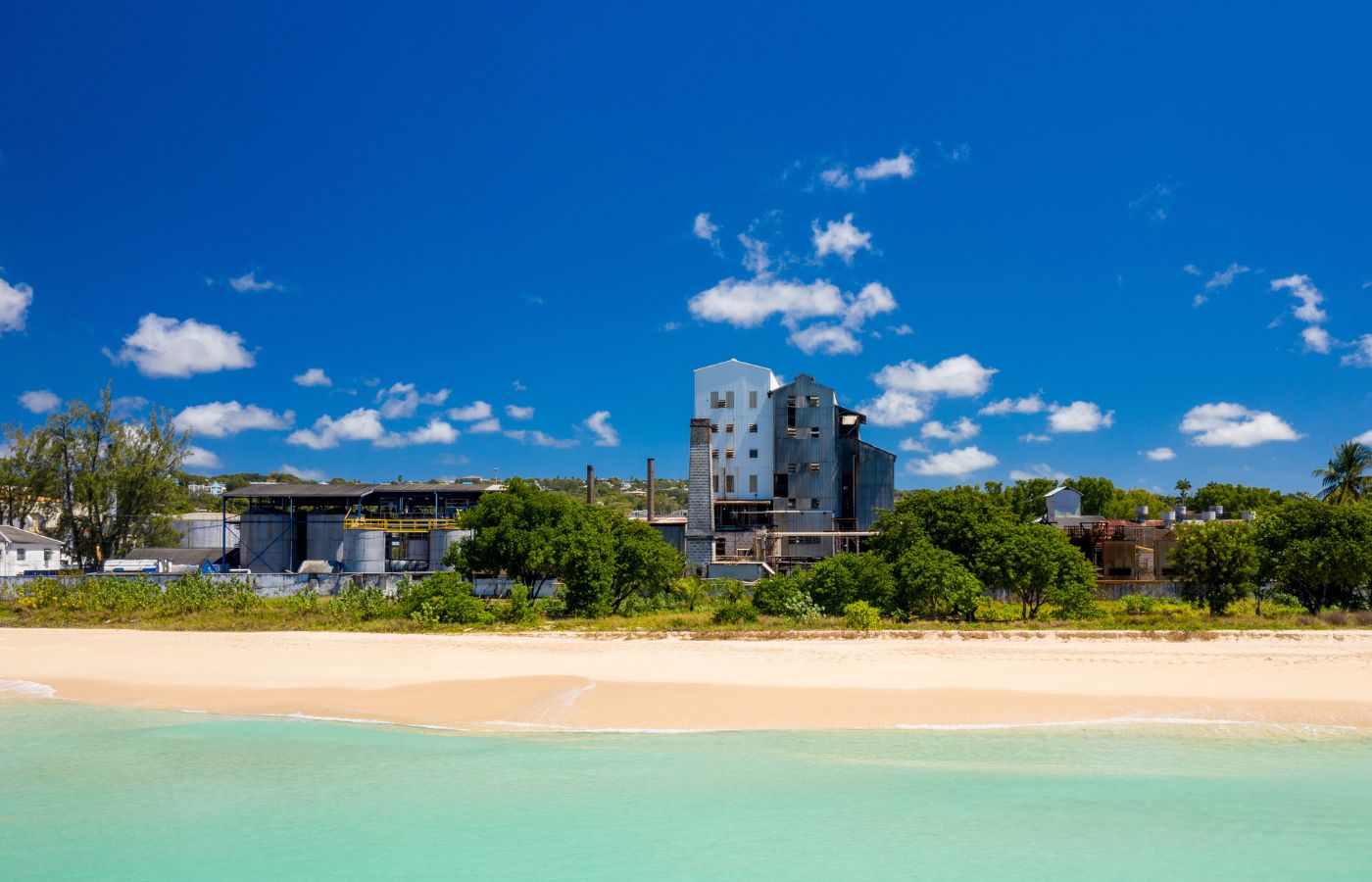 West Indies Rum Distillery on the coast of Barbados
