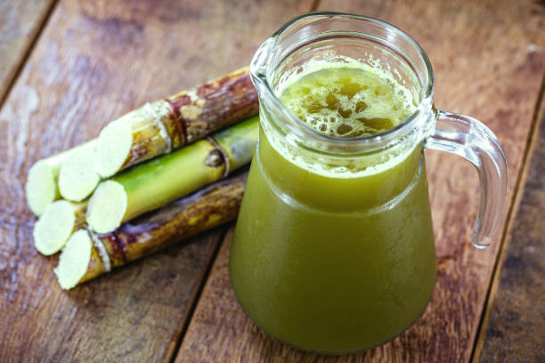 Fresh sugar cane juice