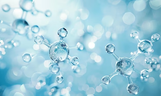 Abstract water molecule visual for the Water, Dilution and Texture guide